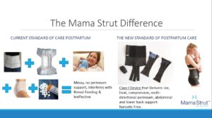 Mama Strut revolutionizes the standard of postpartum care - the mama strut is the new standard of care